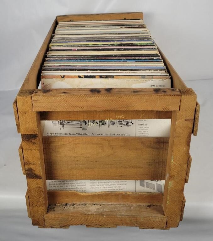 Crate Of Vtg Records - Pop, Country & More