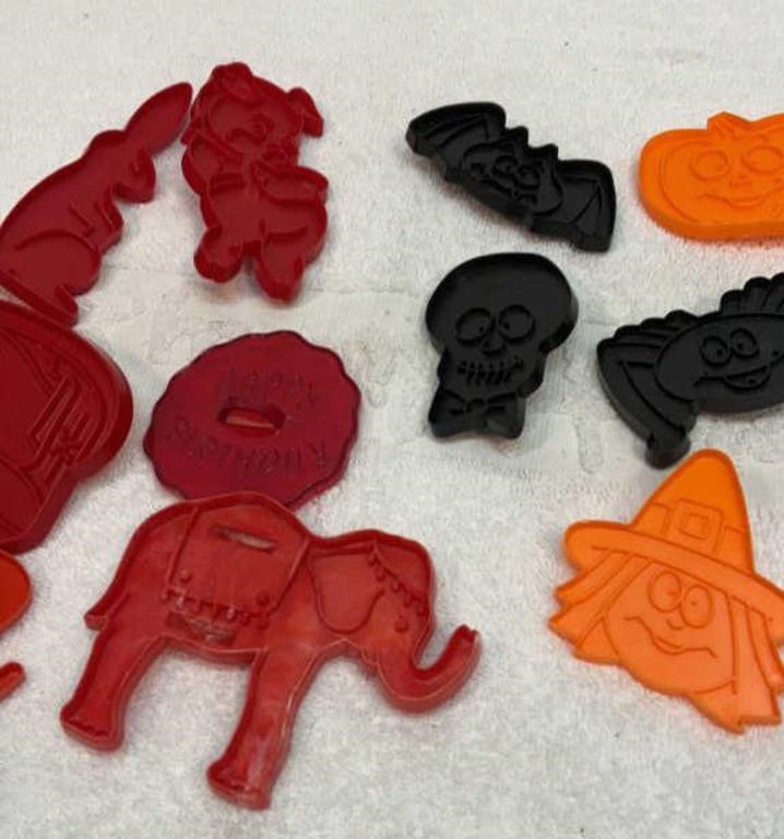 Halloween, birthday, etc. Cookie cutters.