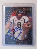 AARON RODGERS SIGNED SPORTS CARD WITH COA