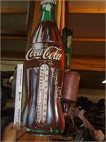 Large Coca-Cola Thermometer