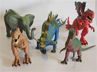 COOL LOT OF LARGE DINASAURS-SOME BATTERY OPERATED