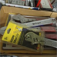 Crescent wrench assortment- new