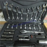 Crescent wrench/socket set-standard & metric-NIB