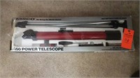New Tasco 150 power telescope in box