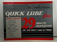 Mr. Goodwrench quick lube sign