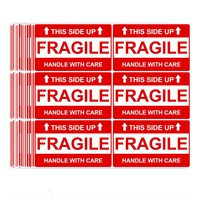 210 Pcs Fragile Stickers, 3x5 Inch Fragile Sticker