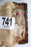 Vintage Plastic Doll - Damaged - 2-pc Original