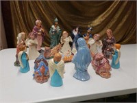 Ceramic Nativity set