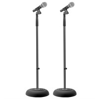 Pyle Universal Compact Base Microphone Stand - 2.8