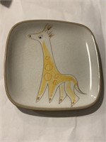 Gladden Pottery Giraffe Plate