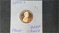 2002s DCAM Proof Lincoln Head Cent lb7011