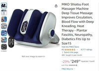 B3749 MIKO Shiatsu Foot Massager Machine