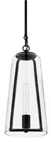 Desmond 60-watt 1-light Black Pendant