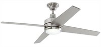 Mercer 52 In. Brushed Nickel Ceiling Fan