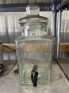 Glass drink container