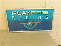 Players racing light up sign TESTED 21X41