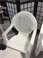 Plastic outdoor chair