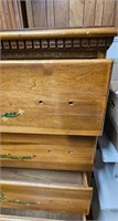 Five Drawer Wooden Dresser