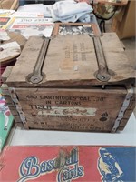 Wooden cartridge box