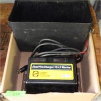 DUAL PRO 10 x 2 MARINE BATTERY CHARGER - UNTESTED