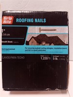 Grip Rite 5lbs 1220ct 1in Roofing or Vinyl siding