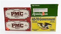 (4) full boxes of 45-70 Government rounds to