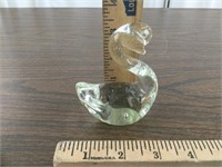 Glass Swan Poss. paperweight