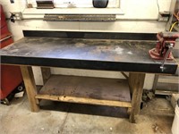 Metal top workbench VISE NOT INCLUDED