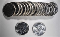 BU ROLL OF 1964 KENNEDY HALF DOLLARS