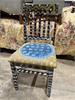 Early Moset Moses Tolliver Folk Art  Chair