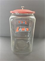 Large vintage lance cracker cookie display jar