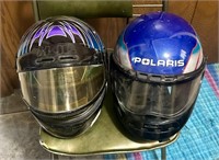Snowmobile Helmets + Visors - sz XXL,, S/M