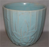1947 McCoy USA Pottery Lotus Planter Vase 7.25d
