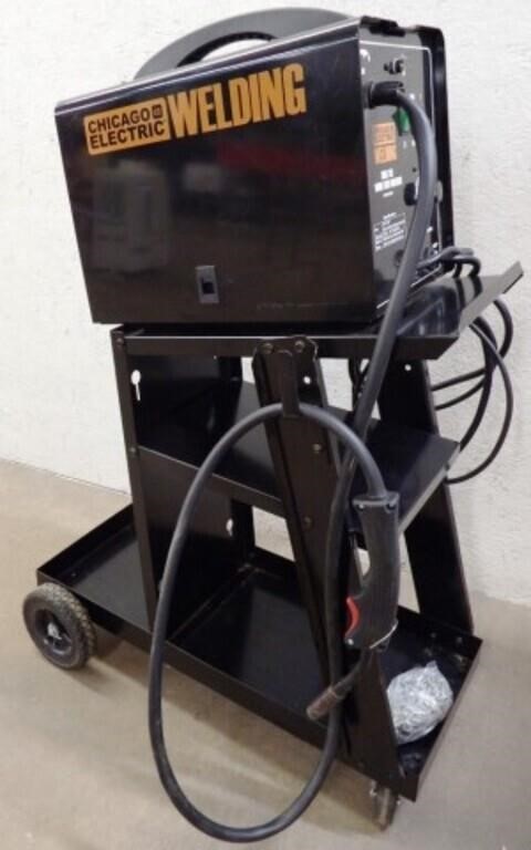 Chicago Electric Mig 170 Wire Feed Welder & Cart