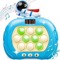 Blue Spaceman LED Popit Game Toy