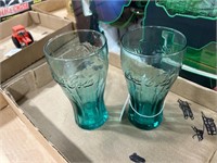 (2) Coca Cola Glasses