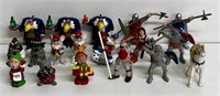LOT OF (18) PAPO FIGURES & BULLY GERMAN TOYS