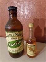 Rum, Whiskey Bottles (2)