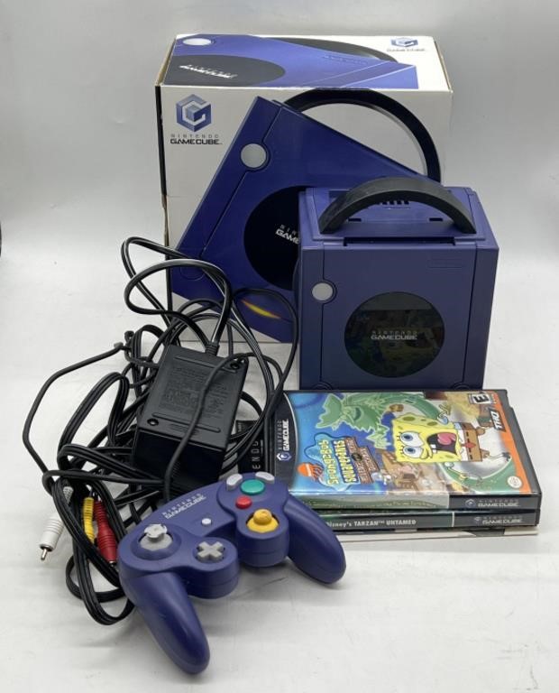 (F) Nintendo Game Cube And Games