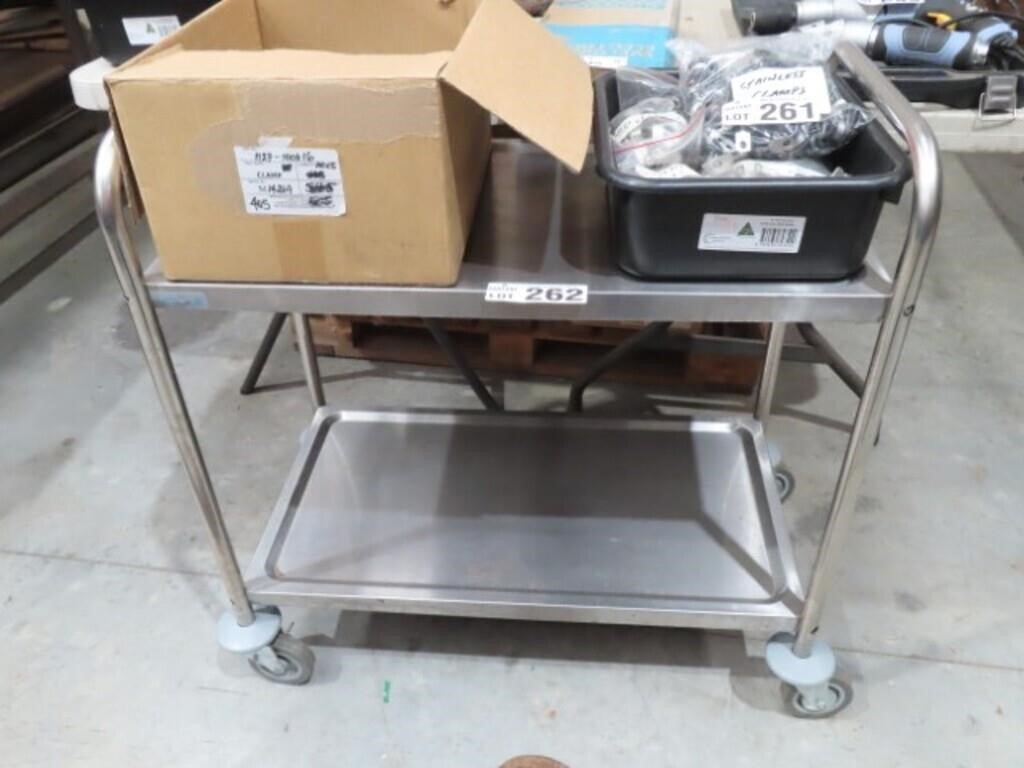 Vogue 2 Tier S/S Mobile Trolley