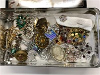 Large Lot of Estate Brooches