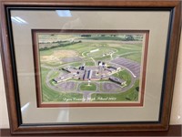 Framed Aerial Photo, Dyer County High School,