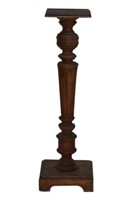 Spanish Colonial Carved Wooden Pedestal