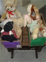 2 BOXES OF COLLECTIBLE STUFFED ANIMALS
