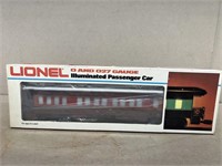 Lionel O and 027 gauge illuminated passenger car