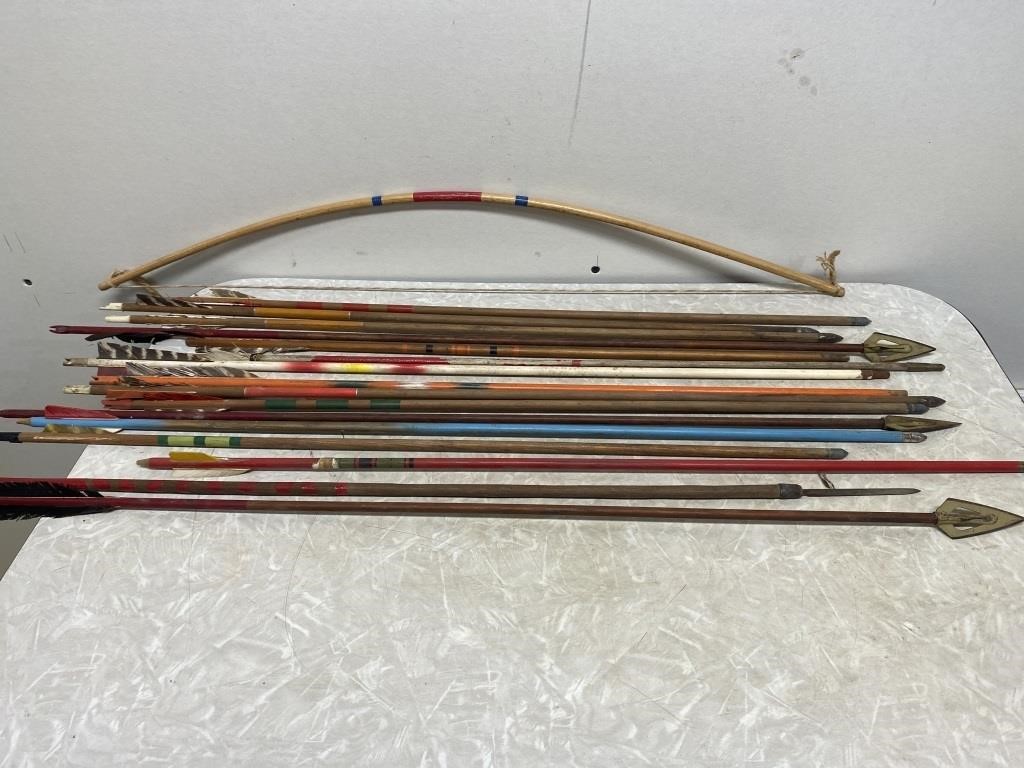 Group of Wooden Arrows