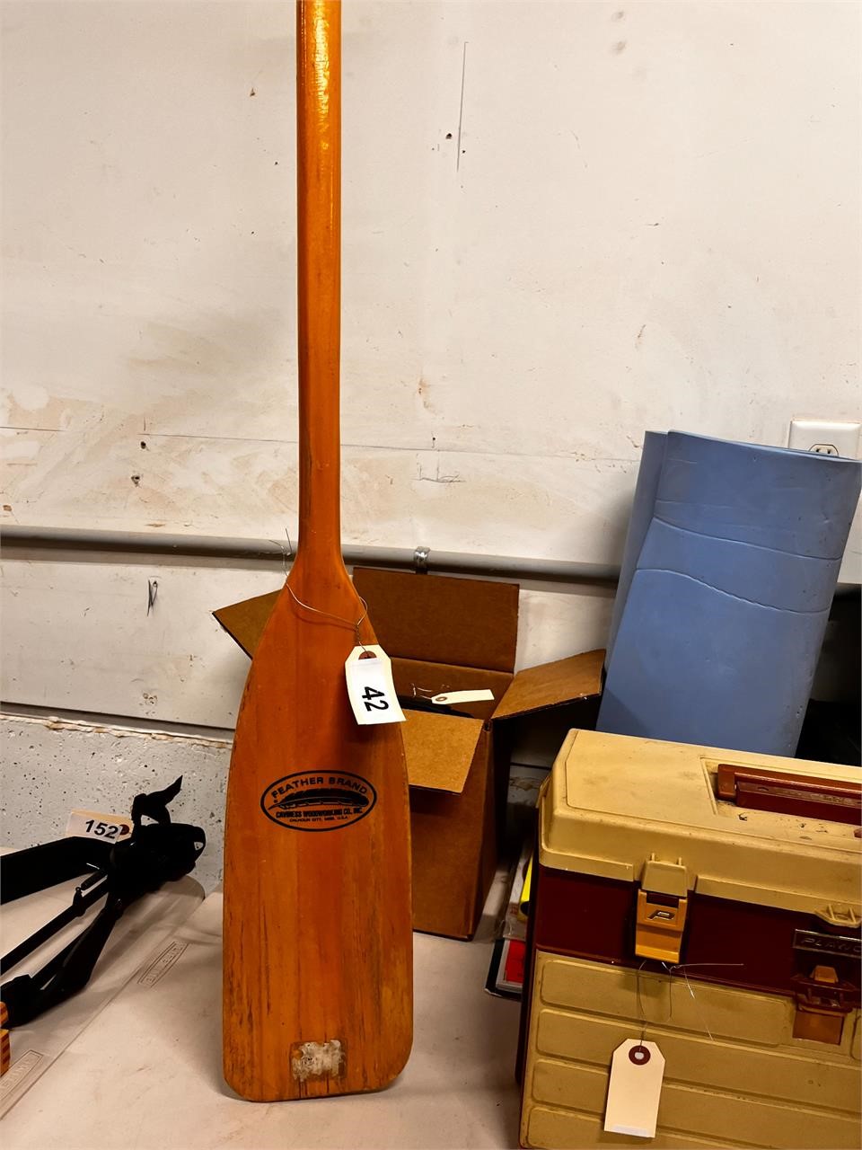 Feather brand wooden oar