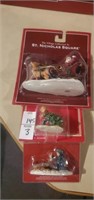 Village collection accessories,  Santa in sleigh,