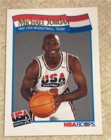 Michael Jordan Basketball Card Hoops USA 1992