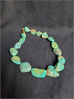 16" Chunky Turquoise Necklace